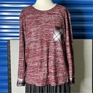 Tru Lux Long Sleeve Women’s Top Size Medium
